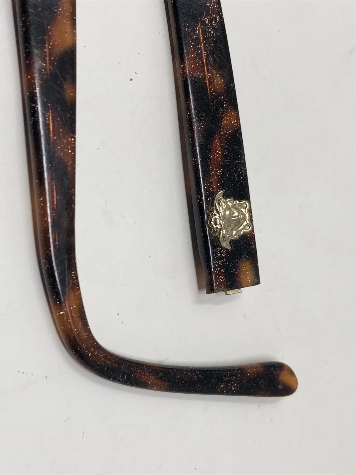 Versace Mod 3207 5116 140mm Brown Authentic Temple Replacement PARTS 1517 2