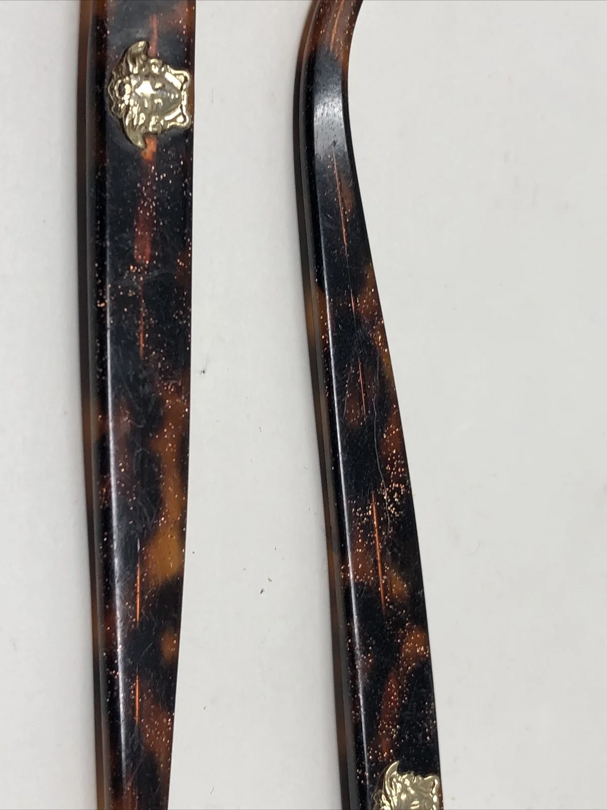 Versace Mod 3207 5116 140mm Brown Authentic Temple Replacement PARTS 1517 4