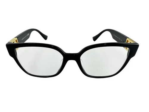Versace NEW Black $409 Frames Womens Gold Jeweled 54-17-145 Eyeglasses VE3329BF 3