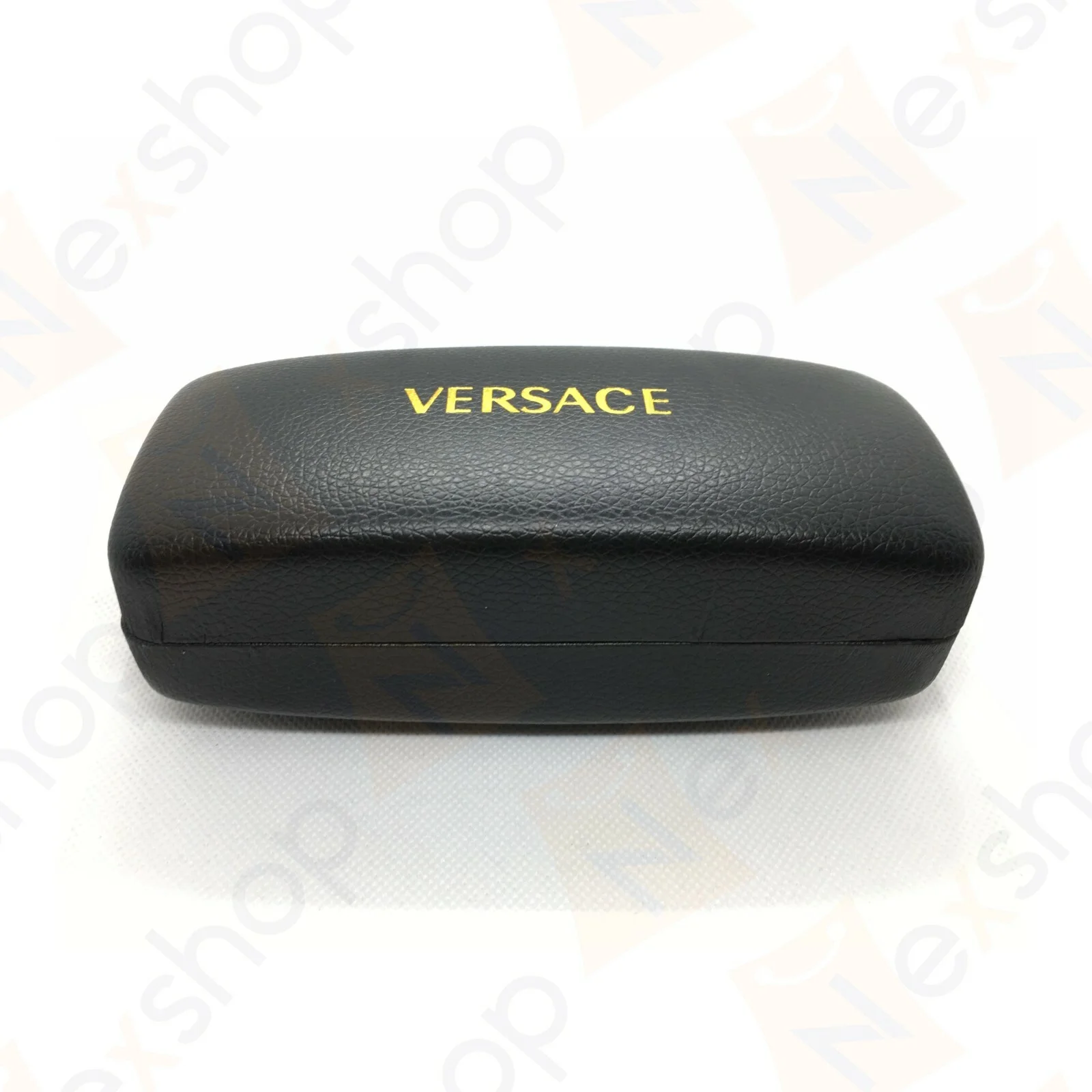 Versace Sunglasses Eyeglasses Leather Hard Case with Cleaning Cloth & Gift Box 2