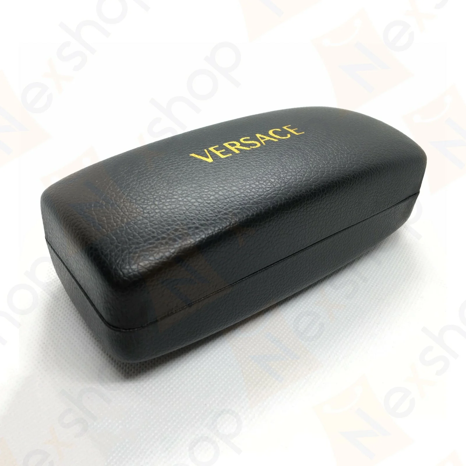 Versace Sunglasses Eyeglasses Leather Hard Case with Cleaning Cloth & Gift Box 3