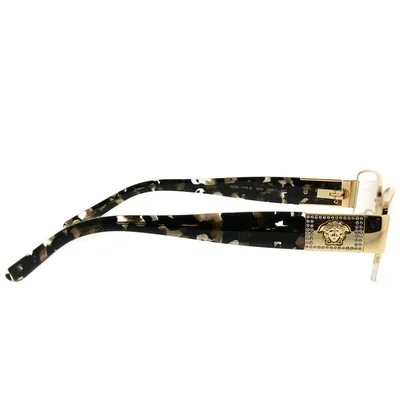 Versace VE 1175B 1002 Gold Metal Rectangle Eyeglasses 53mm 2