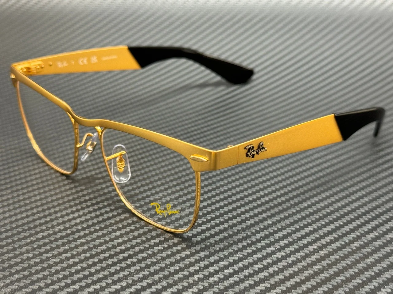 Versace VE 1175B Eyeglasses w/ Gold Frame and Non-Rx 53 mm Diameter Lenses, 4
