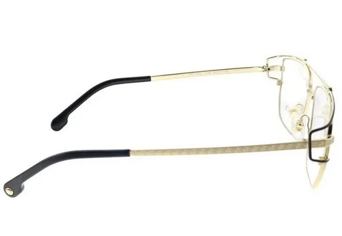 Versace VE 1257 1436 Gold Metal Hexagonal Eyeglasses 55mm 3