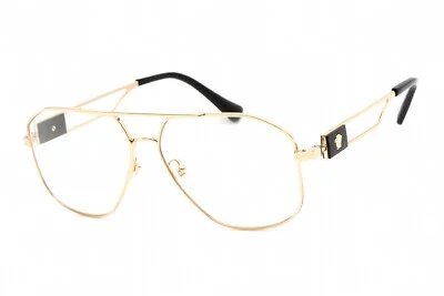 VERSACE VE 1287 1002 Eyeglasses Gold Frame 57mm