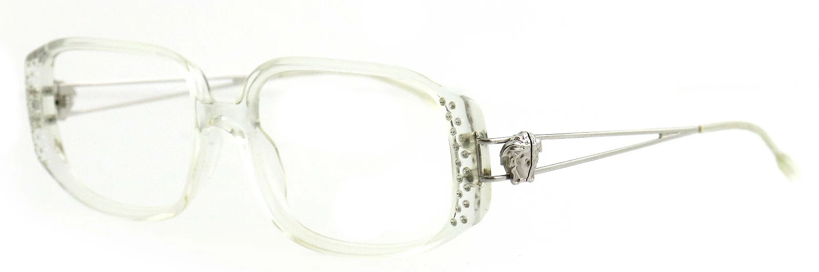 VERSACE VE 3016-B 148 56mm Clear Transparent Eyeglasses Frames Only Italy