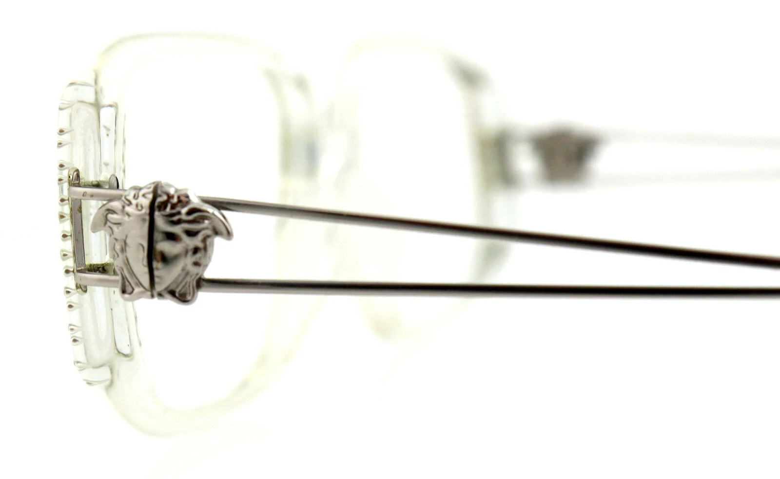 VERSACE VE 3016-B 148 56mm Clear Transparent Eyeglasses Frames Only Italy 3