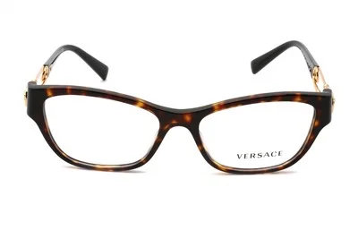VERSACE VE 3288 108 Eyeglasses Dark Havana Frame 54mm 2