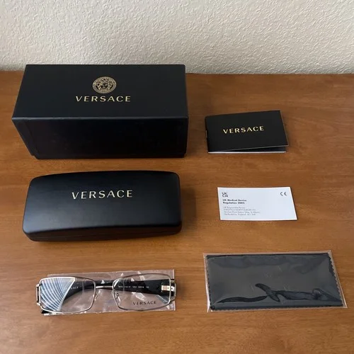 Versace VE1163M 1252 Women Eyeglasses - Pale Gold 50mm Frames Only