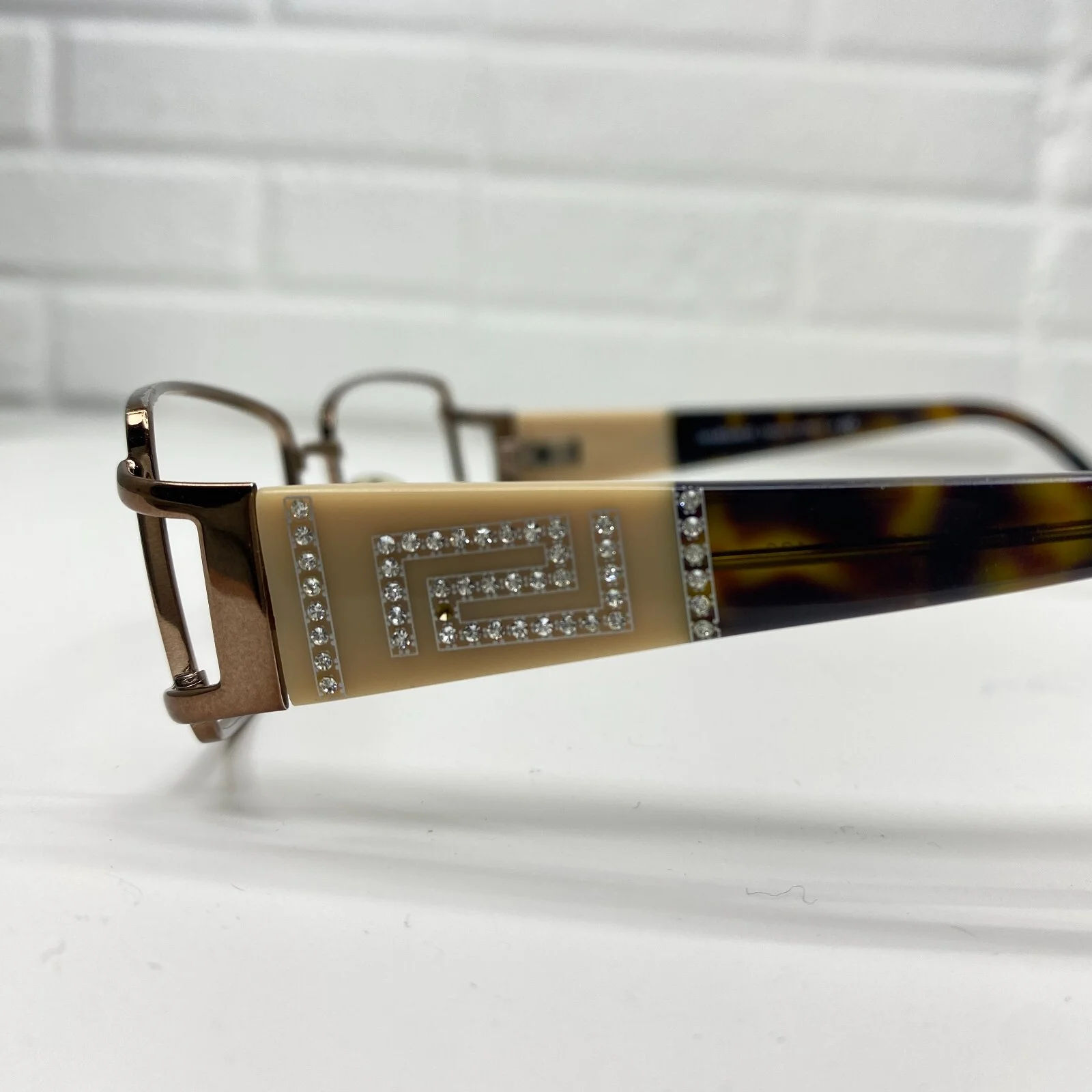 Versace VE1163M Eyeglasses Frames Womens Brown 1252 52-16-130 19102 3