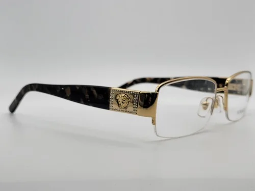 Versace VE1175B 1002 Womens Gold Eyeglass Frames 53-17-135