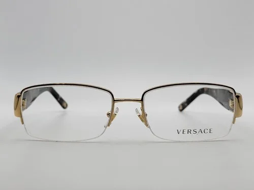 Versace VE1175B 1002 Womens Gold Eyeglass Frames 53-17-135 2