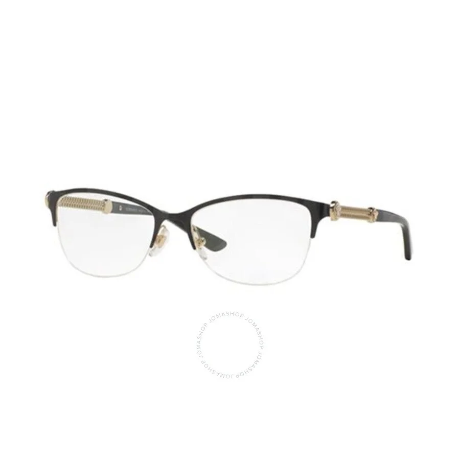 Versace VE1228 1291 Eyeglasses Black Frame Demo Lenses 53mm