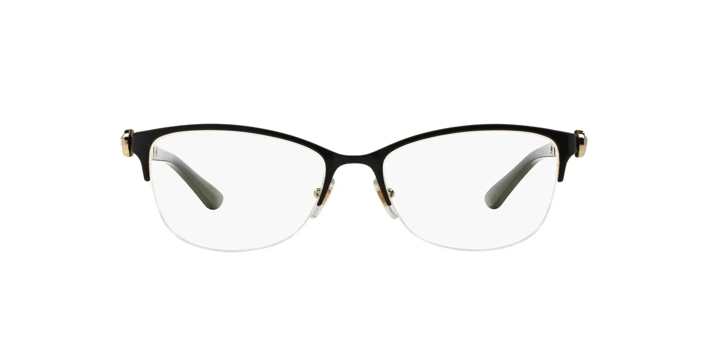 Versace VE1228 1291 Eyeglasses Black Frame Demo Lenses 53mm 2