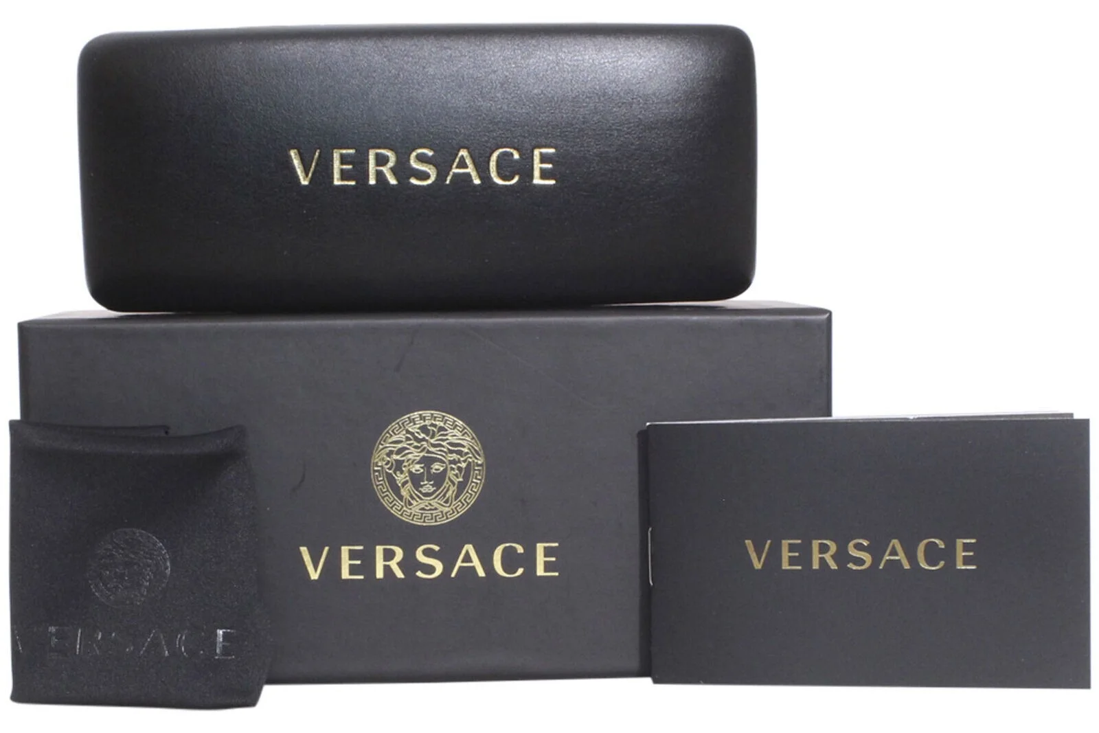 Versace VE1228 1291 Eyeglasses Black Frame Demo Lenses 53mm 3