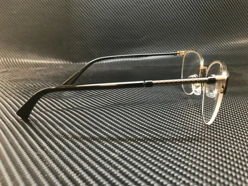 Versace VE1247 1252 Black Pale Gold Demo Lens Women Eyeglasses 52-17 3