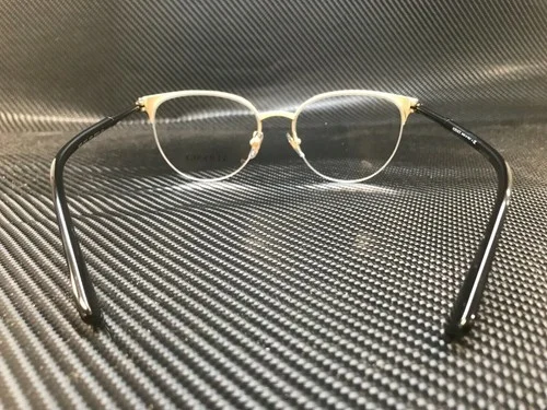 Versace VE1247 1252 Black Pale Gold Demo Lens Women Eyeglasses 52-17 4