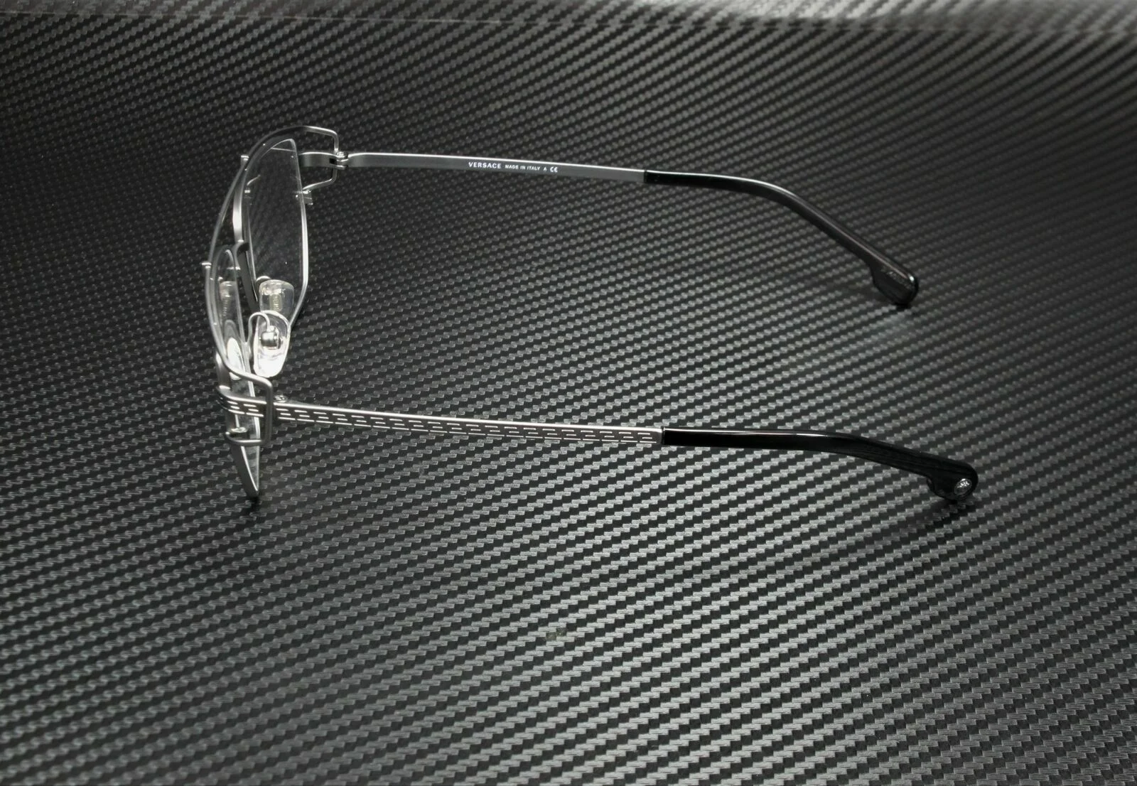 Versace VE1257 1351 Matte Gunmetal Demo Lens Men 4