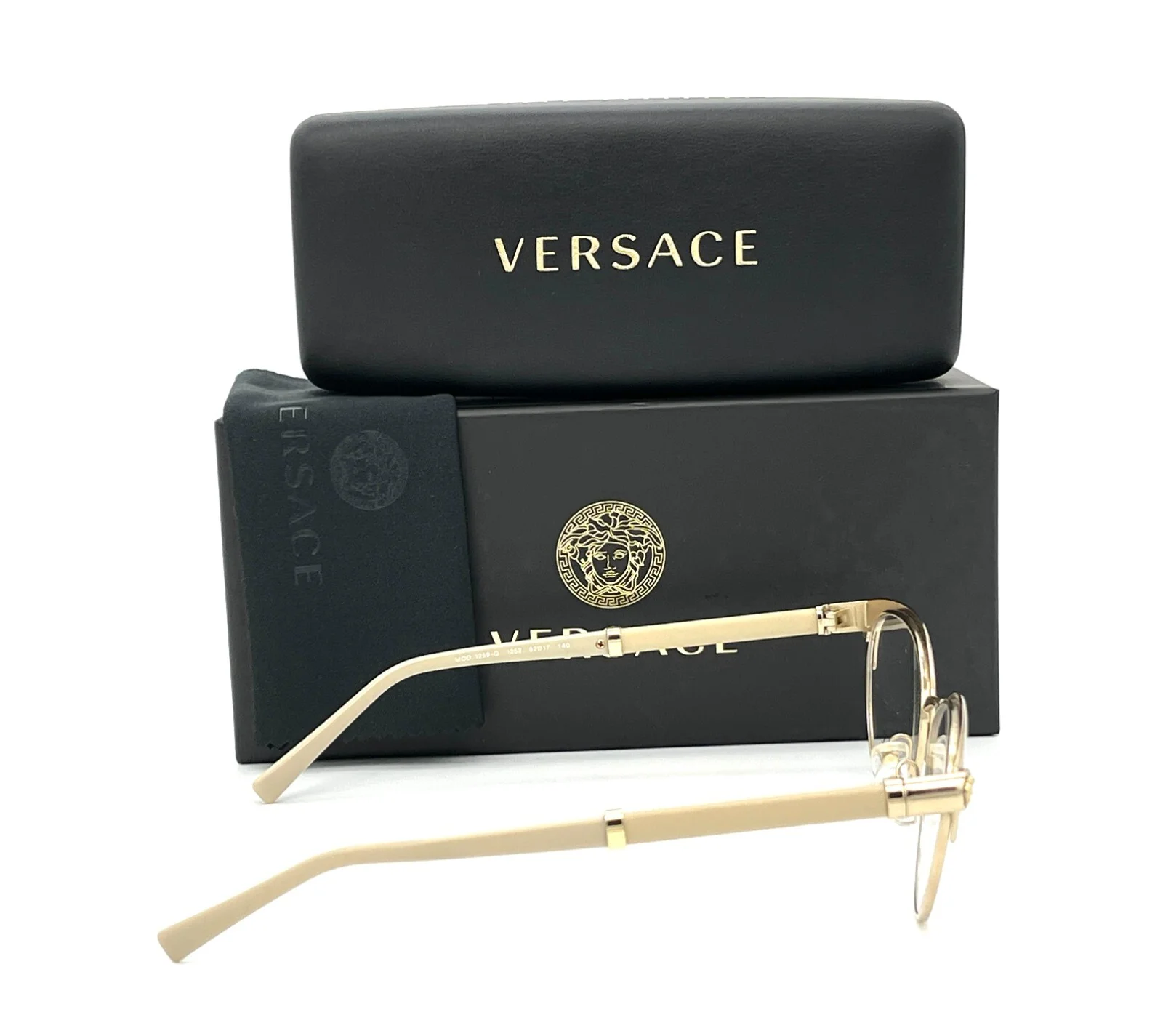 VERSACE VE1259Q 1252 Pale Gold / Demo Lens 52mm Eyeglasses 4