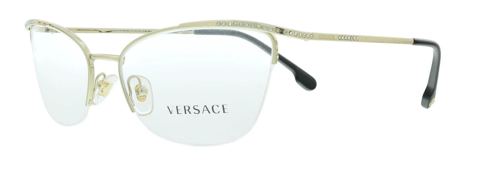 Versace VE1261B 1252 Pale Gold Cat Eye Women