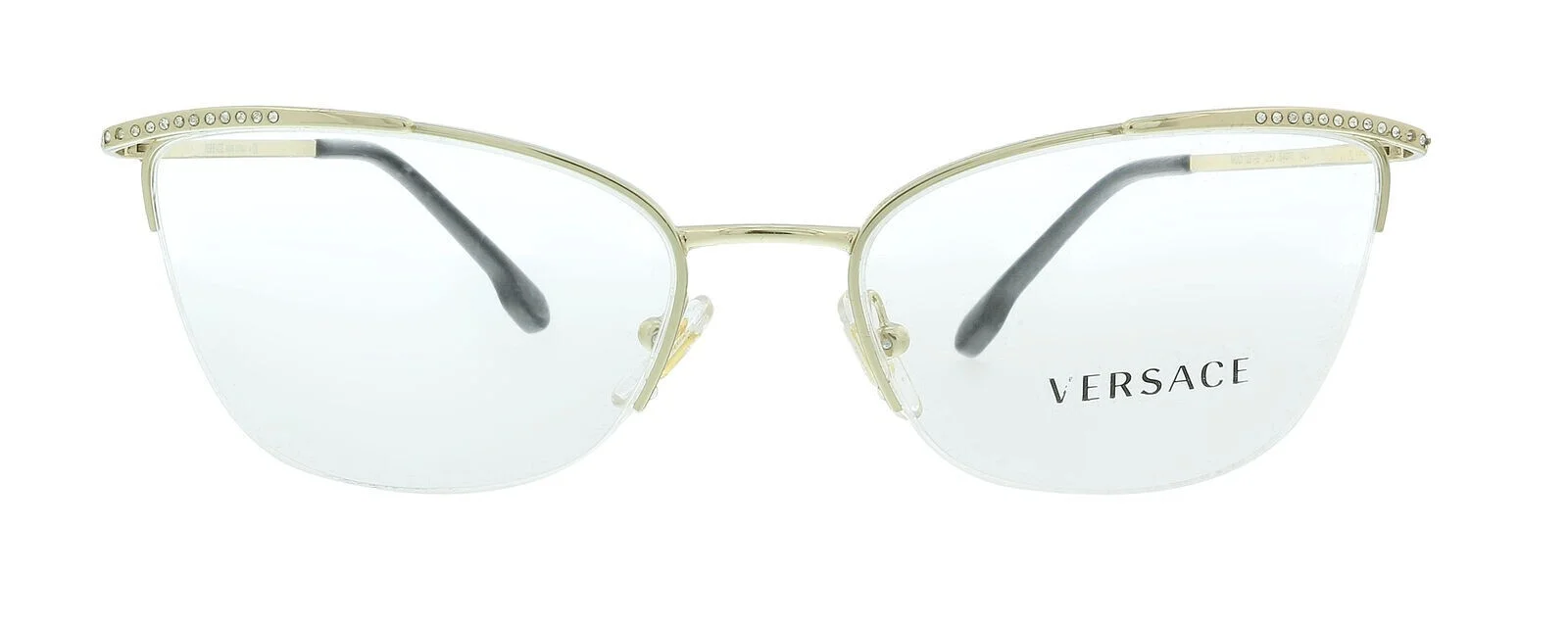 Versace VE1261B 1252 Pale Gold Cat Eye Women 2