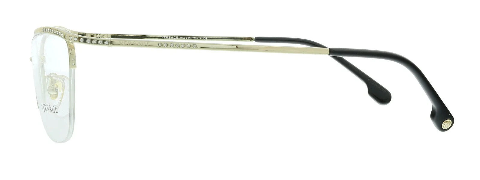 Versace VE1261B 1252 Pale Gold Cat Eye Women 3