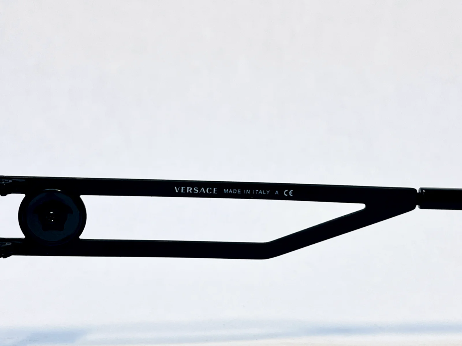 VERSACE VE1269 1009 Matte Black Aviator Pilot Men 3