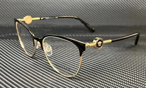 VERSACE VE1271 1433 Black Gold Round Women