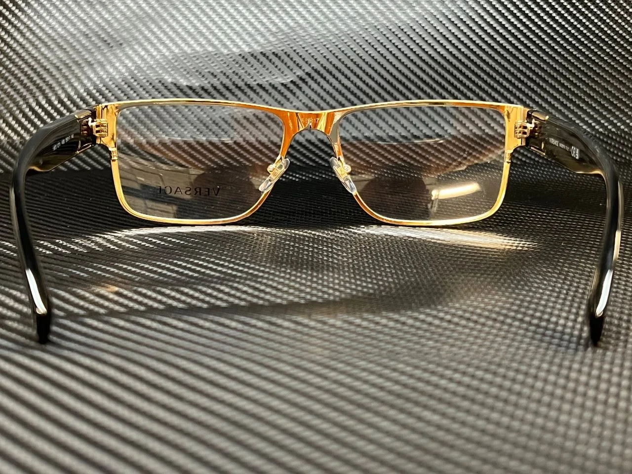 VERSACE VE1274 1436 Matte Black Rectangle Men 2