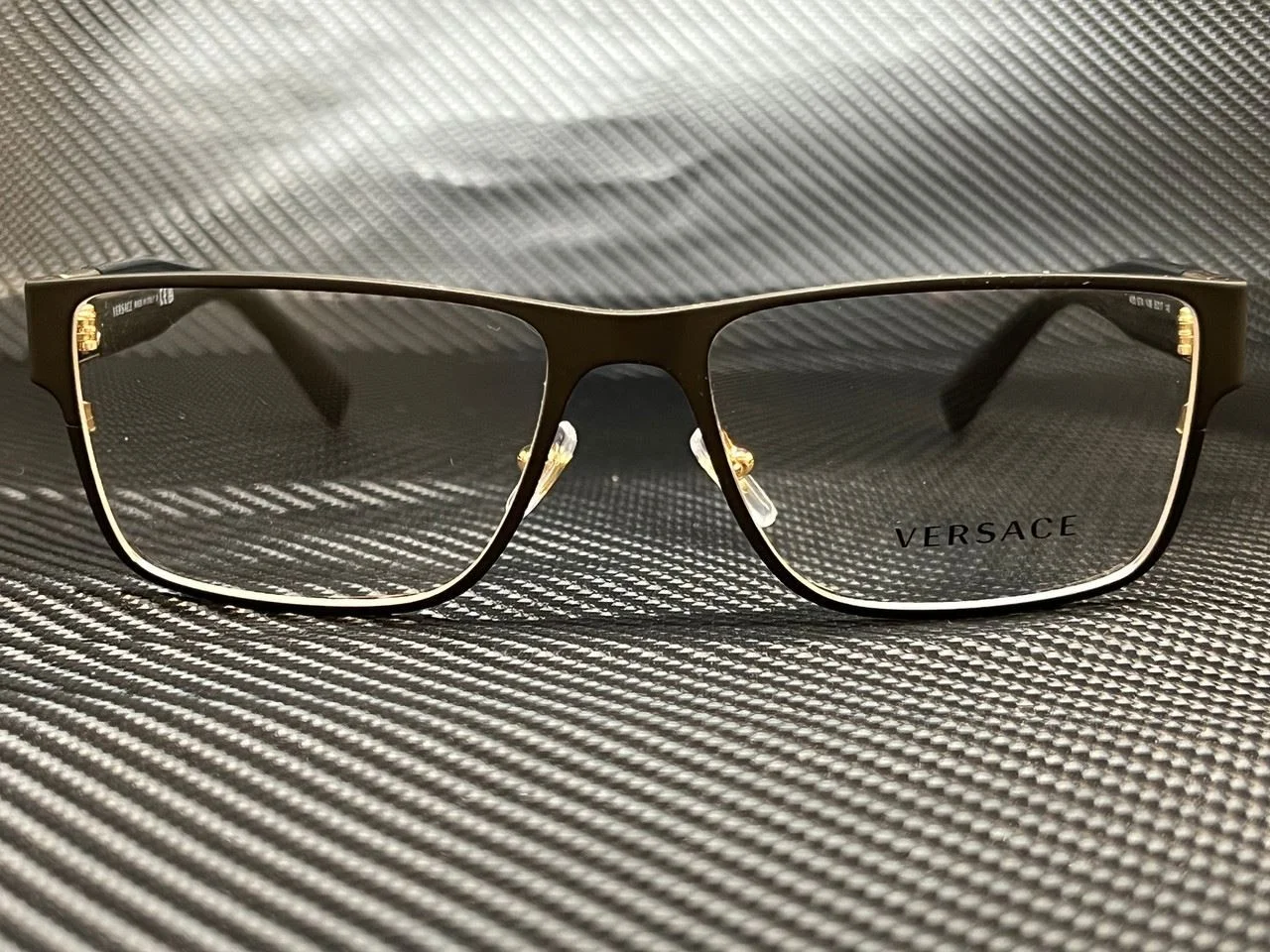VERSACE VE1274 1436 Matte Black Rectangle Men 3