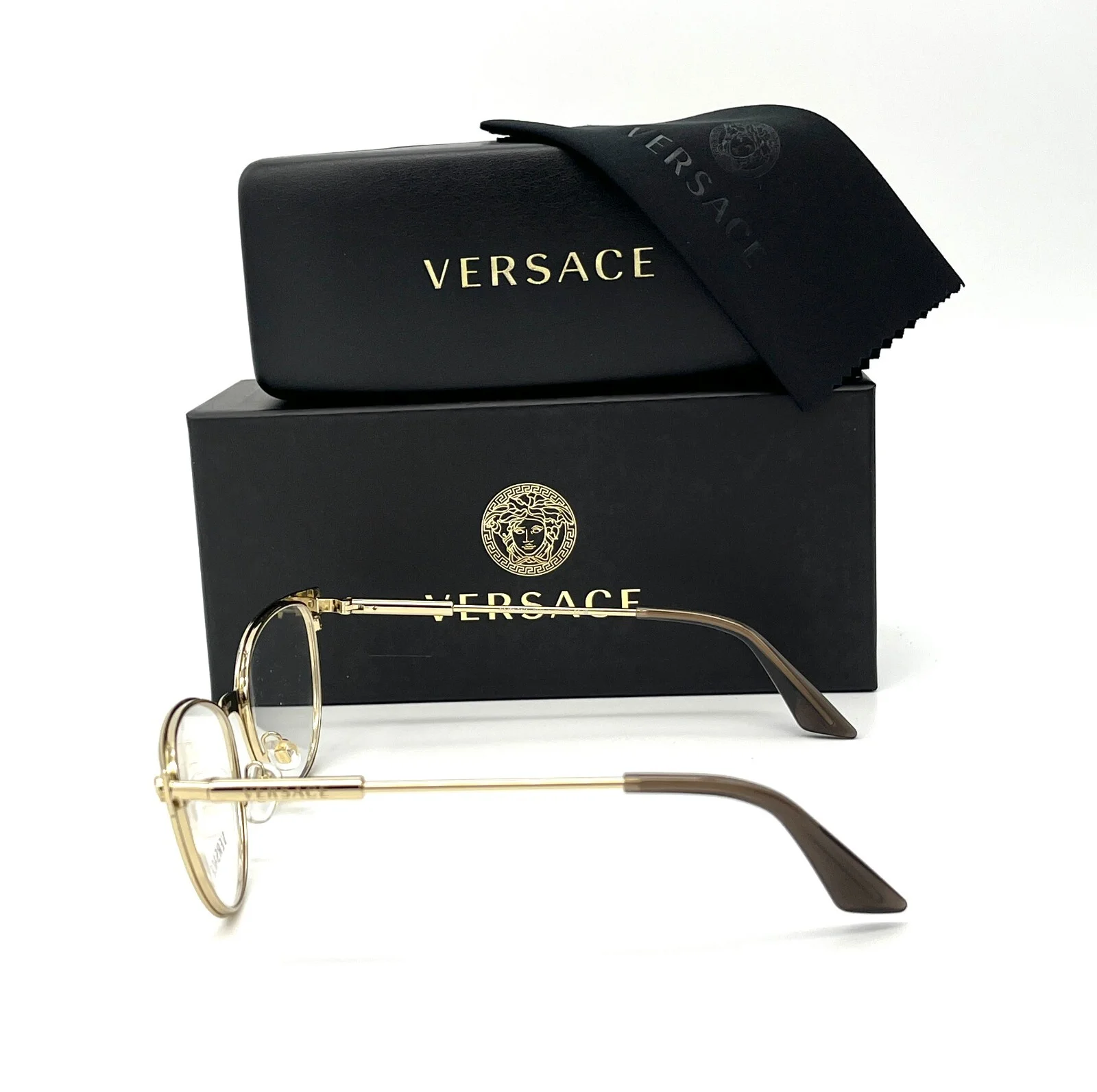 VERSACE VE1277 1252 Pale Gold / Demo Lens 54mm Eyeglasses 3