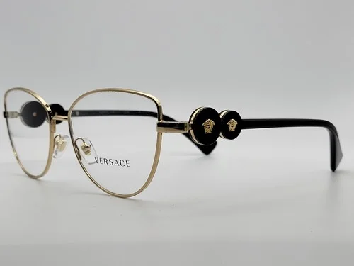 Versace VE1284 1002 Womens Gold Eyeglass Frames 55-16-145 3