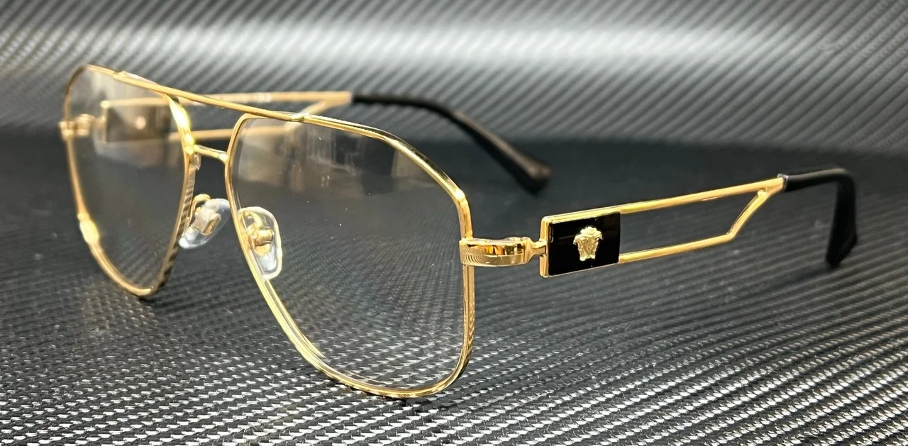 VERSACE VE1285 1443 Black Gold Men 3