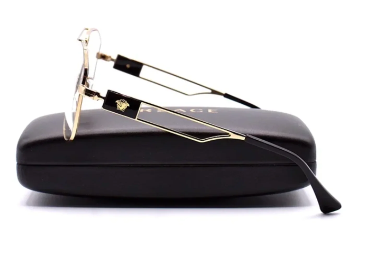 VERSACE VE1287 1002 Shiny Gold Men 4