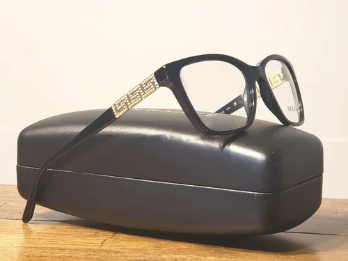 Versace VE3192B GB1 Black Gold Demo Lens Women