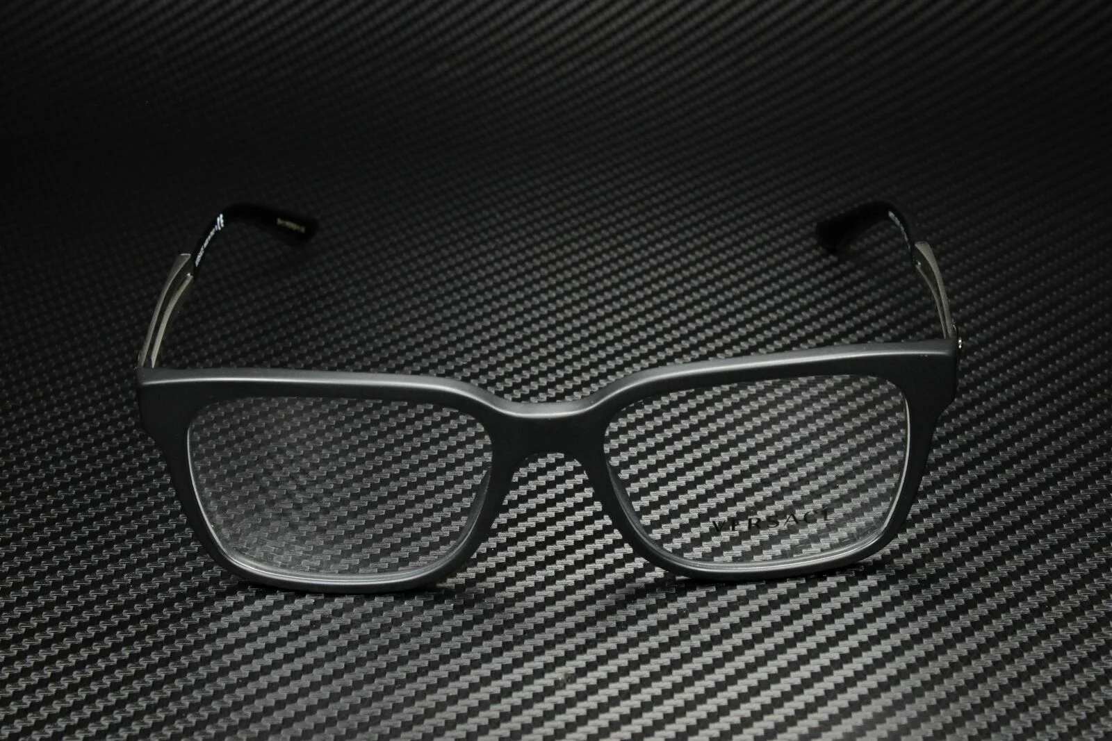 VERSACE VE3218 5122 Matte Black Square Rectangle 53 mm Eyeglasses 2