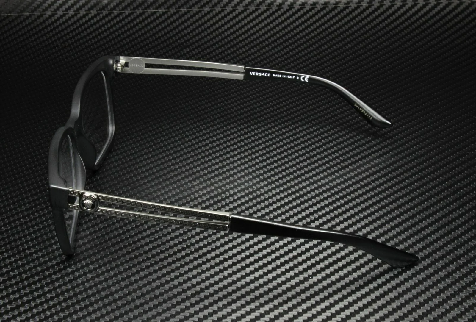 VERSACE VE3218 5122 Matte Black Square Rectangle 53 mm Eyeglasses 4