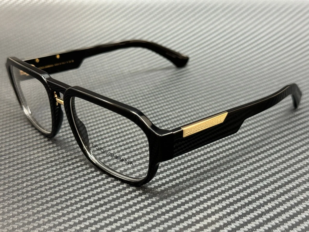 VERSACE VE3218 GB1 Black Square Rectangle 53 mm Men 4