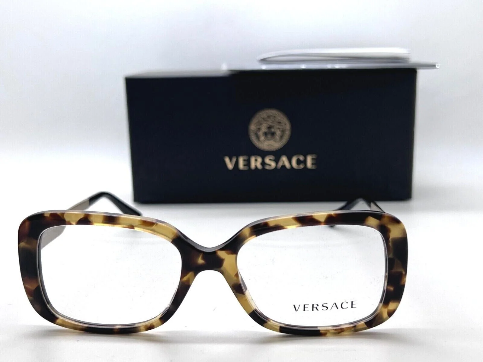 Versace VE3241 988 Eyeglasses Havana/Gold Frames 52mm 2