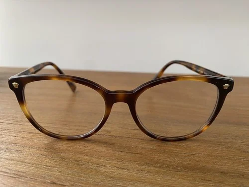 Versace VE3256 5264 Havana Round Full Rim Women