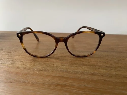 Versace VE3256 5264 Havana Round Full Rim Women 2