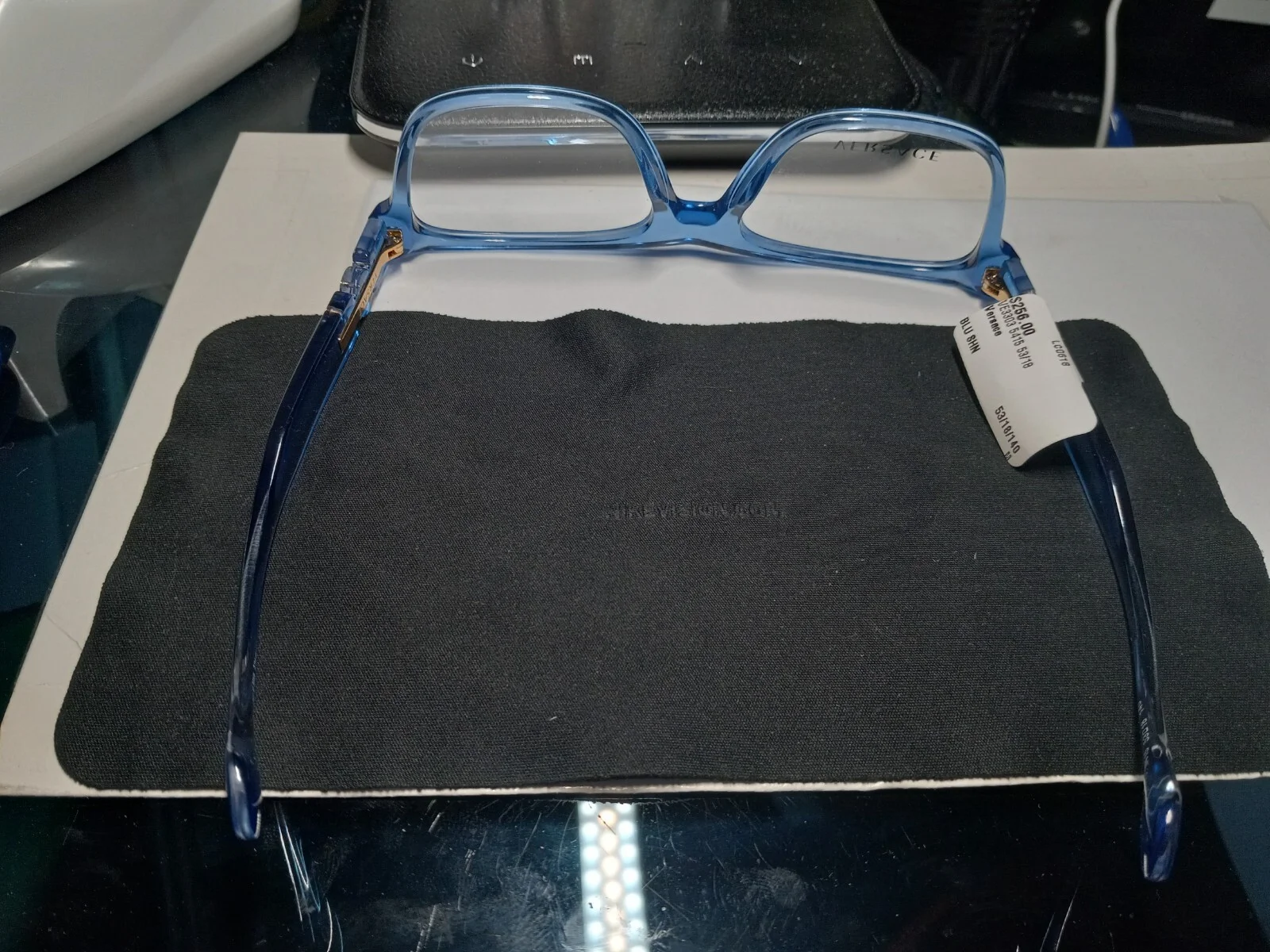 VERSACE VE3303 5415 Transparent Blue Men 3