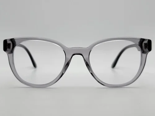Versace VE3317 593 Mens Trans Grey Eyeglass Frames 49-20-145 2