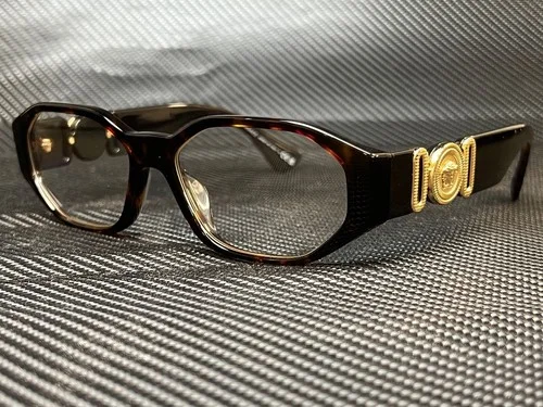 VERSACE VE3320U 108 Havana Round 56 mm Men
