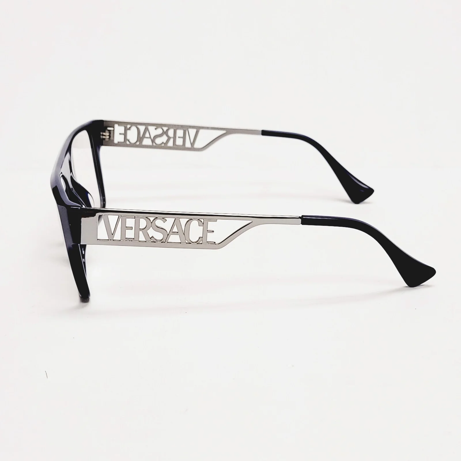 Versace VE3326U Eyeglass Frames Full Rim Designer Eyewear Blue Silver 55-19 145 4