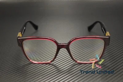 VERSACE VE3329B 5385 Transparent Parade Red Demo Lens 54 mm Women 2