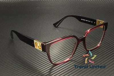 VERSACE VE3329B 5385 Transparent Parade Red Demo Lens 54 mm Women 3