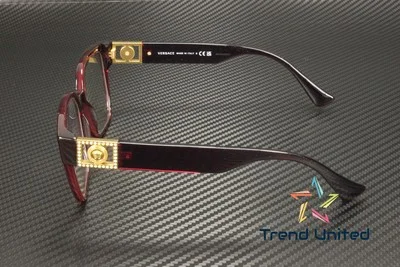 VERSACE VE3329B 5385 Transparent Parade Red Demo Lens 54 mm Women 4