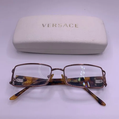 Versace Womens Eyeglass Frames 1163-M Rose Gold