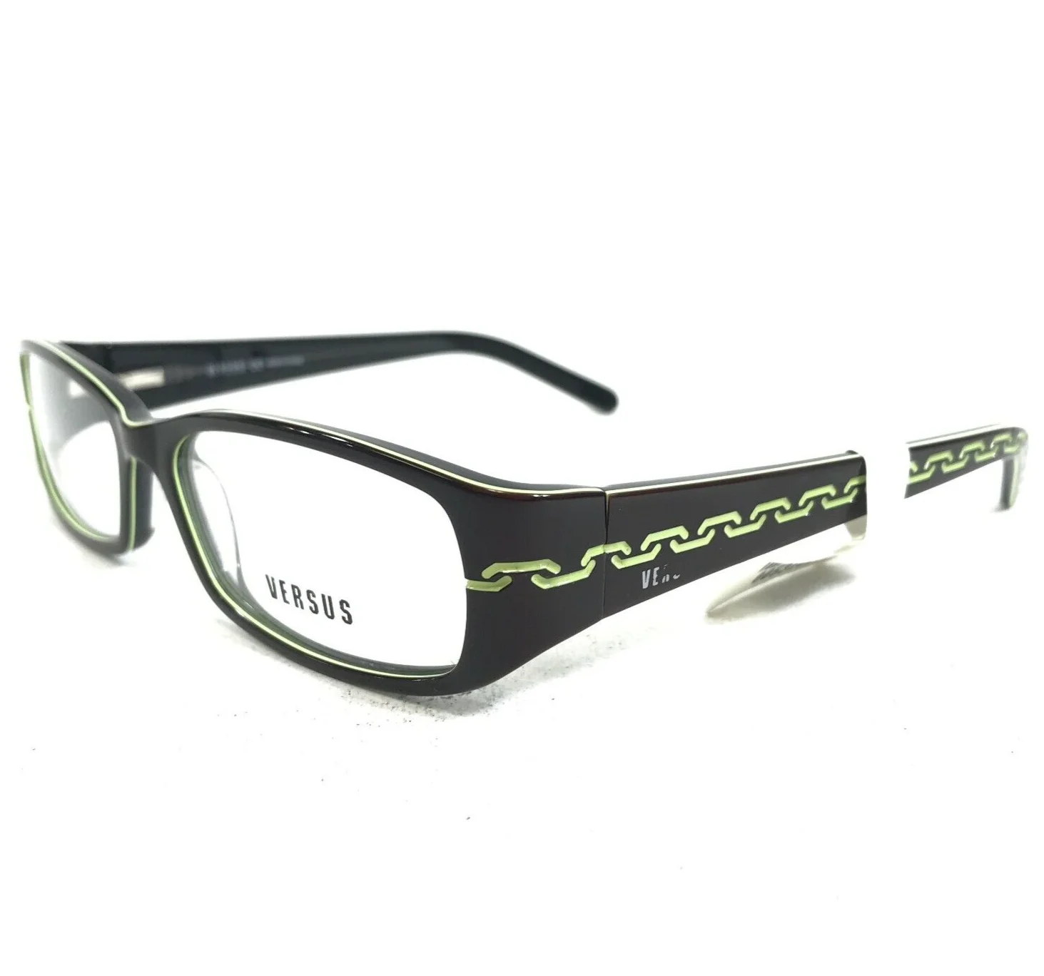 Versus by Versace Eyeglasses Frames MOD.8059 573 Brown Green Chains 52-15-130